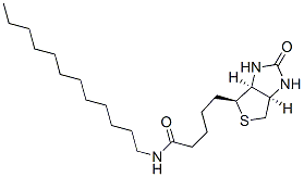 N-laurylbiotinamide Struktur