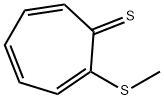 2-(METHYLTHIO)-2,4,6-CYCLOHEPTATRIENE-1-THIONE Struktur