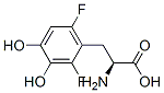 2,6-difluoro-3,4-dihydroxyphenylalanine Struktur