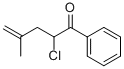 4-Penten-1-one, 2-chloro-4-methyl-1-phenyl- (9CI) Struktur