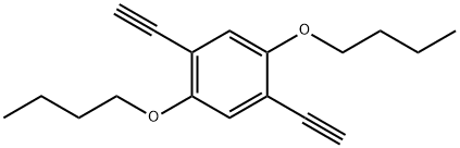 1,4-Diethynyl-2,5-bis(butyloxy)benzene Struktur