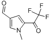 1H-Pyrrole-3-carboxaldehyde, 1-methyl-5-(trifluoroacetyl)- (9CI) Struktur