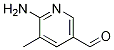 6-aMino-5-Methylnicotinaldehyde Struktur