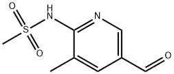 N-(5-forMyl-3-Methylpyridin-2-yl)MethanesulfonaMide Struktur