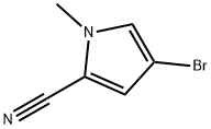 4-Bromo-1-methyl-1H-pyrrole-2-carbonitrile Struktur