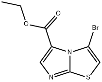 Ethyl 3-bromoimidazo[2,1-b]thiazole-5-carboxylate Struktur