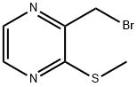 2-Bromomethyl-3-methylsulfanyl-pyrazine Struktur