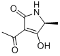 2H-Pyrrol-2-one, 3-acetyl-1,5-dihydro-4-hydroxy-5-methyl-, (S)- (9CI) Struktur