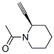 Piperidine, 1-acetyl-2-ethynyl-, (R)- (9CI) Struktur