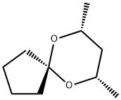 6,10-Dioxaspiro[4.5]decane,7,9-dimethyl-,(7R-trans)-(9CI) Struktur