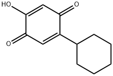 2,5-Cyclohexadiene-1,4-dione, 2-cyclohexyl-5-hydroxy- (9CI) Struktur