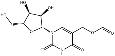 5-formyloxymethyluridine Struktur