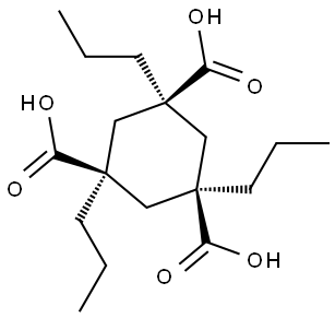 CIS CIS-1 3 5-TRIPROPYL-1 3 5-CYCLOHEXA& Struktur