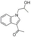 1-[1-(2-Hydroxypropyl)-1H-indol-3-yl]ethanone Struktur