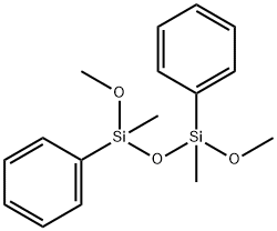 Disiloxane, 1,3-dimethoxy-1,3-dimethyl-1,3-diphenyl- Struktur