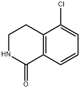 5-CHLORO-3,4-DIHYDRO-2H-ISOQUINOLIN-1-ONE Struktur