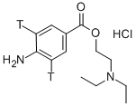 PROCAINE HYDROCHLORIDE, [3,5-3H] Struktur