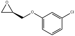 (R)-2-((3-CHLOROPHENOXY)METHYL)OXIRANE Struktur