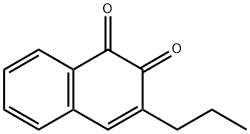 1,2-Naphthalenedione, 3-propyl- (9CI) Struktur