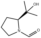 1-Pyrrolidinecarboxaldehyde, 2-(1-hydroxy-1-methylethyl)-, (S)- (9CI) Struktur