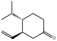 Cyclohexanone, 3-ethenyl-4-(1-methylethyl)-, (3S-trans)- (9CI) Struktur