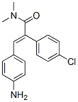 (N,N-dimethylcarbamoyl)-4-amino-4'-chlorostilbene Struktur