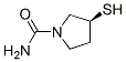 1-Pyrrolidinecarboxamide,3-mercapto-,(S)-(9CI) Struktur