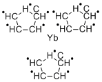 TRIS(CYCLOPENTADIENYL)YTTERBIUM Struktur