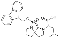 FMOC-(S,S)-[PRO-LEU]-SPIROLACTAME Struktur