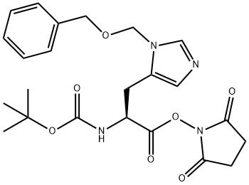 BOC-HIS(3-BOM)-OSU Struktur