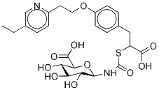 Pioglitazone Thiazolidinedione Ring-opened N-β-D-Glucuronide Struktur