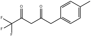 1,1,1-TRIFLUORO-5-(4-METHYLPHENYL)-2,4-PENTANEDIONE Struktur