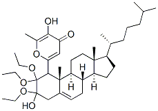 maltosyltriethoxycholesterol Struktur