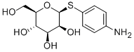 4-AMINOPHENYL-BETA-D-THIOMANNOPYRANOSIDE Struktur