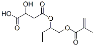 1-(methacryloyloxymethyl)propyl hydrogen maleate Struktur