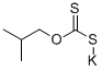 Potassium O-Isobutyl Dithiocarbonate Struktur