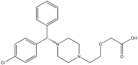 (S)-Cetirizine Struktur