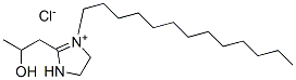 N-Tridecyl-2-methyl-2-hydroxyethylimidazolinium chloride Struktur