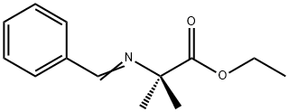 2-Methyl-N-(phenylmethylene)alanine Ethyl Ester Struktur