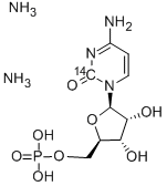 CYTIDINE-2-14C 5'-MONOPHOSPHATE AMMONIUM SALT Struktur