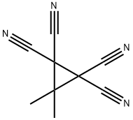 3,3-Dimethylcyclopropane-1,1,2,2-tetracarbonitrile Struktur