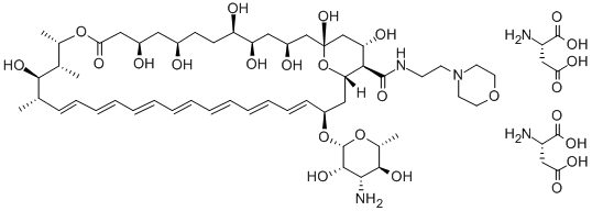 amphotericin B 2-morpholinoethyl amide diaspartate Struktur