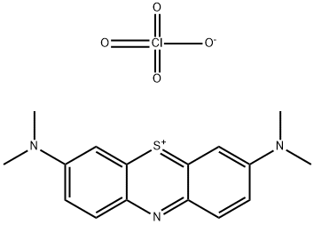 3,7-bis(dimethylamino)phenothiazin-5-ium perchlorate Struktur