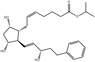 17-PHENYL TRINOR PGF2ALPHA-IPR Structure