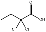 2,2-Dichlorobutanoic acid Struktur