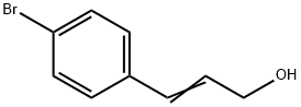 3-(4-Bromo-phenyl)-prop-2-en-1-ol Struktur