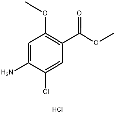 Methyl 4-AMino-5-chloro-2-Methoxybenzoate Struktur