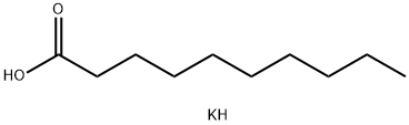 potassium decanoate Struktur