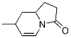 1,7,8,8a-tetrahydro-7-Methyl-3(2H)-Indolizinone Struktur