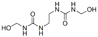 3,3'-bis(hydroxymethyl)-1,1'-ethylenediurea  Struktur